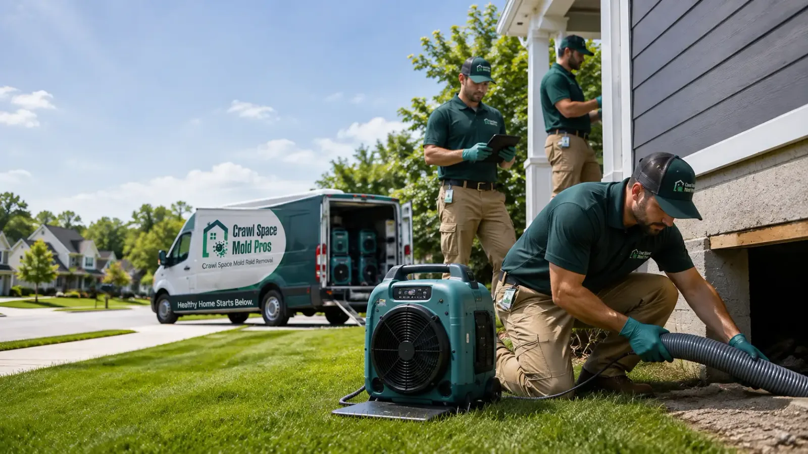 Crawl Space Mold Removal in Englewood, OH